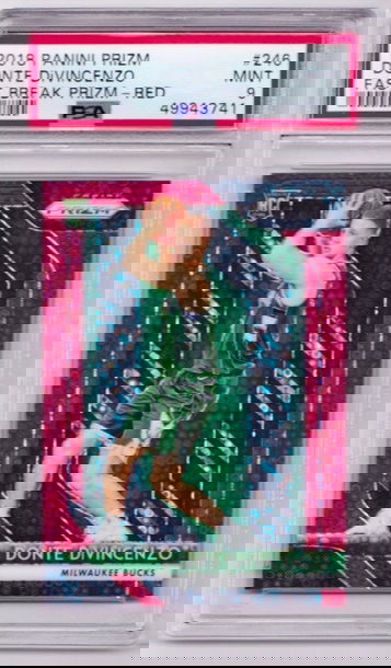 2018-19 Panini Prizm Donte Divincenzo PSA 9