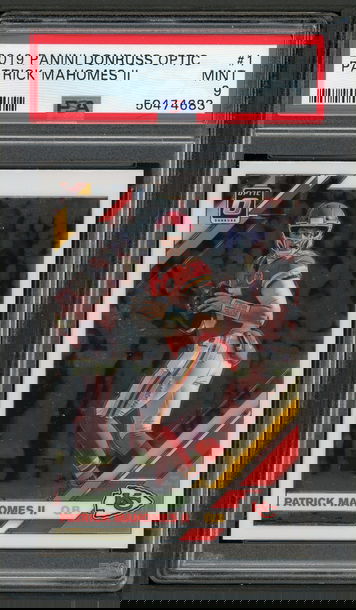 2019 Donruss Optic #1 Patrick Mahomes II PSA 9