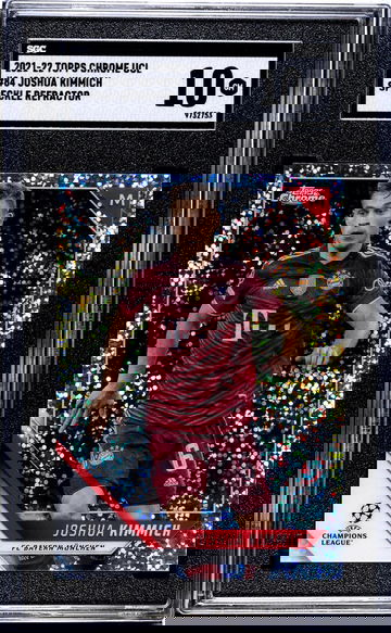 2021-22 Topps Chrome Ucl #84 Joshua Kimmich Speckle Refractor SGC 10