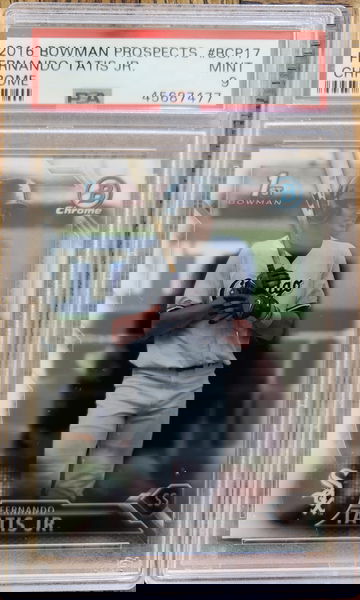 2016 Bowman Chrome Fernando Tatis Jr PSA 9