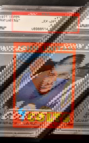 1971 Topps Johnny Unitas PSA 6 Centered