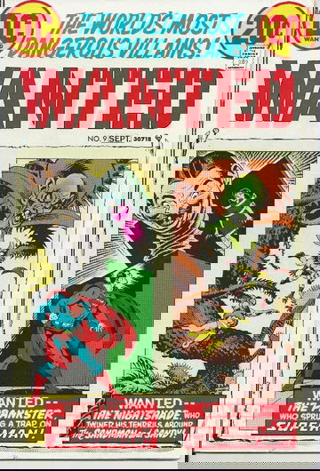 WANTED, THE WORLD'S MOST DANGEROUS VILLAINS #9, 8.5 VF+