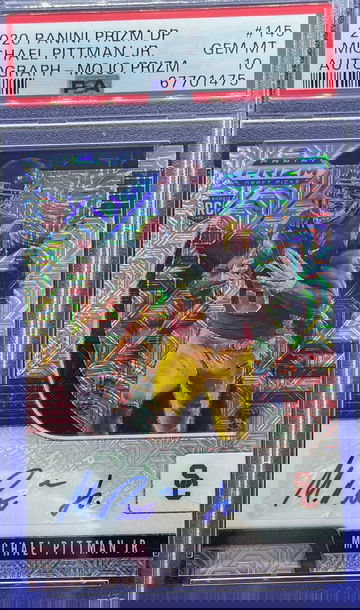 2020 Panini Prizm DP Michael Pittman Jr. Mojo Autograph /49 PSA 10 Gem Mint USC