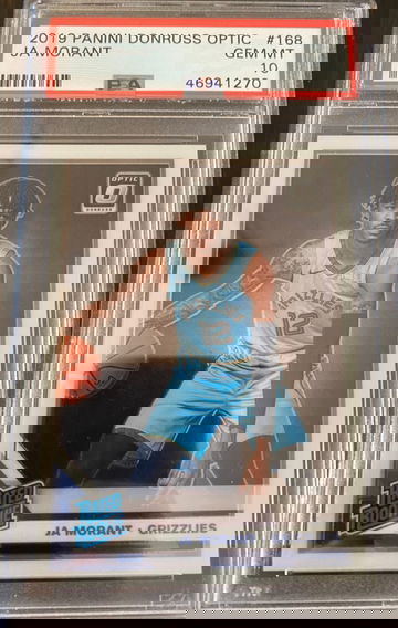 2019 Ja Morant Donruss Optic #168 PSA 10 Gem Mint