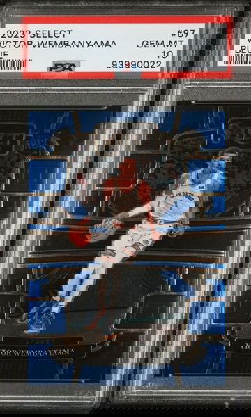 2023 Select Victor Wembanyama Blue Rookie Concourse PSA 10 GEM MT