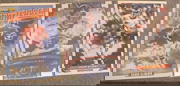 John Elway 3 Card Lot