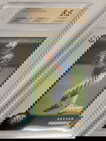 1998 Bowman Peyton Manning BGS 9.5