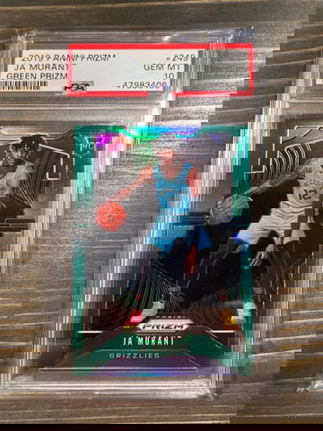 Morant Green Prizm PSA 10