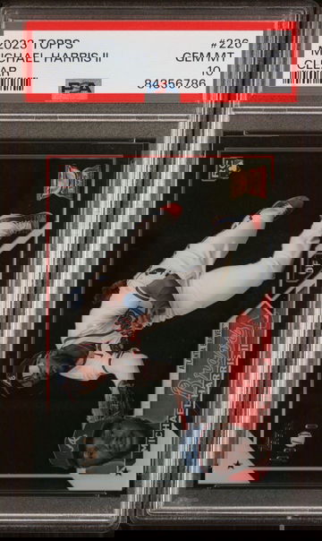 2023 Topps Series 1 Michael Harris II Clear Parallel RC PSA 10 POP 1