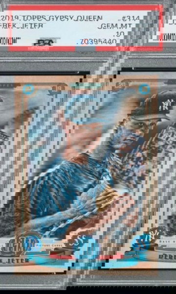 2019 Topps Gypsy Queen #314 Derek Jeter SP PSA 10 POP 8!