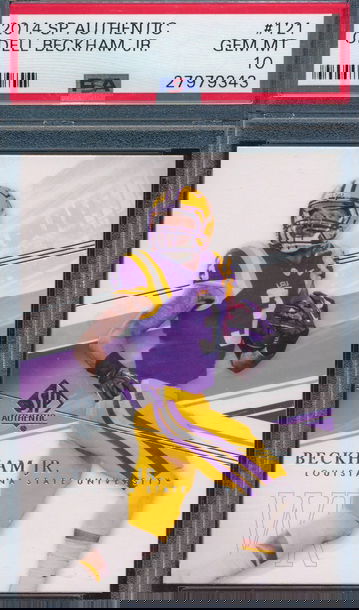 2014 SP Authentic 121 Odell Beckham Jr. RC PSA 10 GEM MT 9343