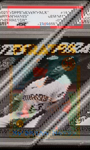 2021 Topps Silver Pack Ke’Bryan Hayes Gold Refractor PSA 10 Rookie