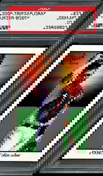 2009 Tristar Obak #23  Buster Posey  PSA 10  Giants