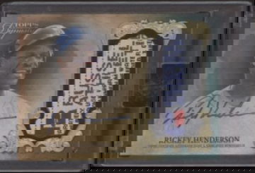 2021 Topps Dynasty Rickey Henderson