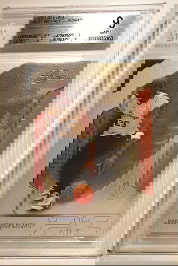 2001-02 Flair #121 Michael Jordan BGS 9 MINT