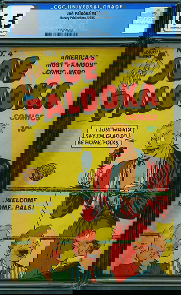 JOE PALOOKA #4, CGC 6.5 FN+