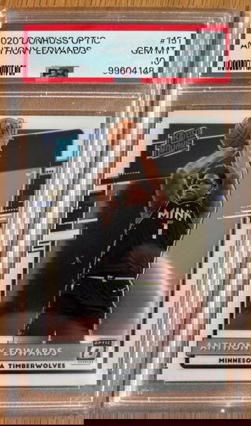 Anthony Edwards 2020 Donruss Optic RC PSA 10