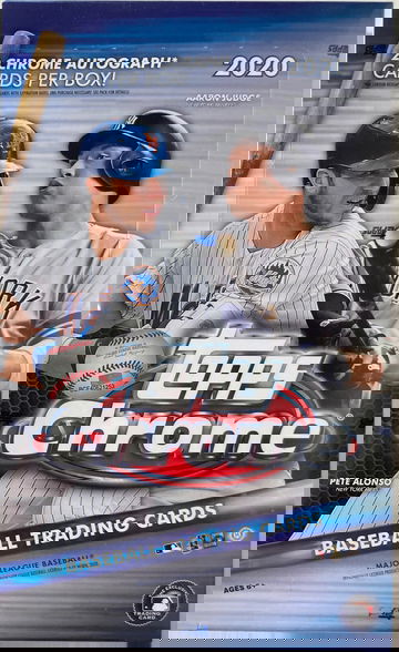 2020 Topps Chrome Baseball Hobby Box MLB Brand New Sealed 2 Autos!