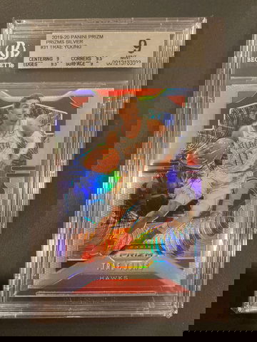 Trae Young Silver Prizm 