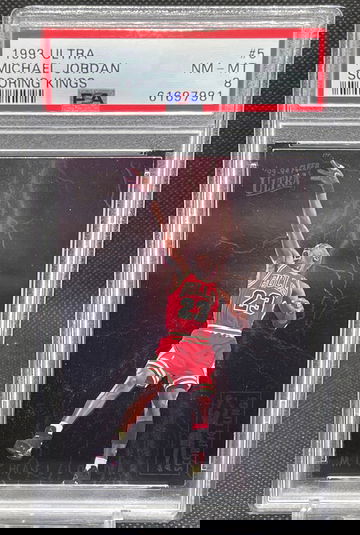 1993 Fleer #5 Michael Jordan Scoring Kings PSA 8 The GOAT!