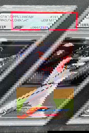 2018 Topps Chrome Ronald Acuna Jr. #193 PSA 10