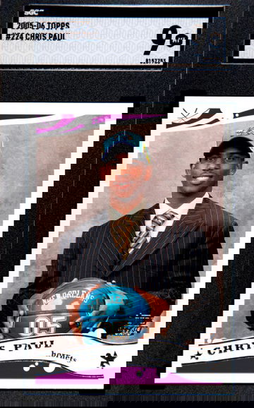 Chris Paul 2005 Topps #224 SGC 9