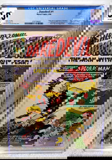 Daredevil #1 (1964) CGC 3.0 - 1st Appearance Marvel Comics Key