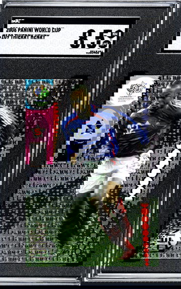 2006 Panini World Cup Thierry Henry BGS 8.5 Near Mint Mint #109 France 