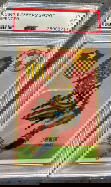 1967 Figuritas Sport Spencer PSA 3