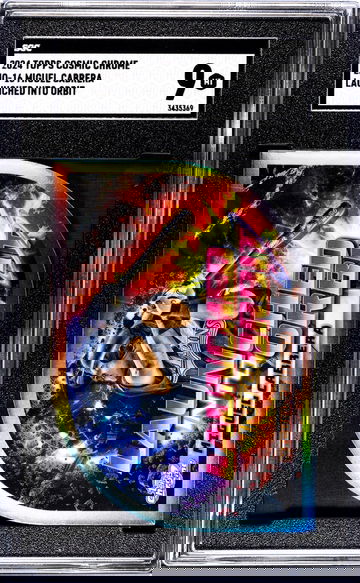 2024 Topps Cosmic Chrome #LIO-16 Miguel Cabrera Launched Into Orbit SGC 9