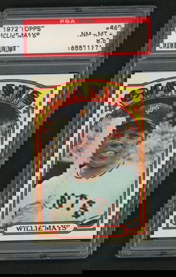 1972 Topps 49 Willie Mays PSA 8.5 NM-MT+ Giants