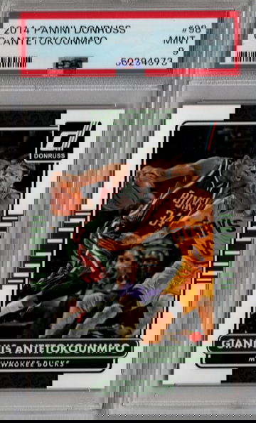 2014 Donruss Giannis Antetokounmpo PSA 9