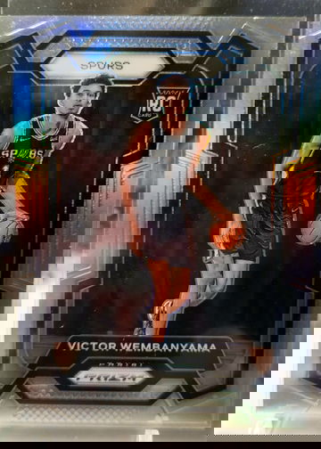 2023-24 panini prizm basketball victor wembanyama RC silver prizm #136. 