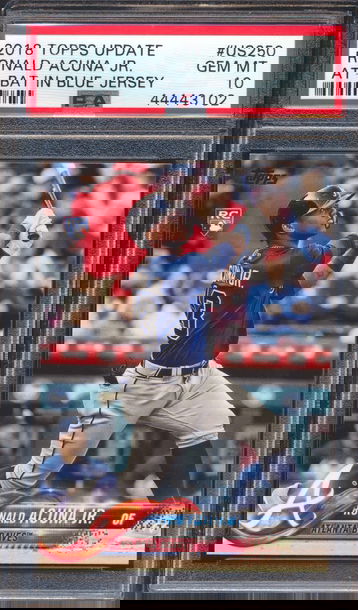 2018 Topps Update #US250 Ronald Acuna Jr PSA 10 44443102