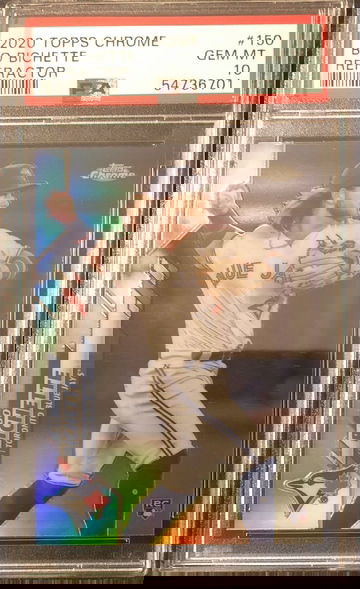 BO BICHETTE 2020 Topps Chrome #150 REFRACTOR SP RC PSA 10 GEM Mint