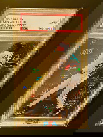 1997 Fleer Ultra Ken Griffey Jr. HR Home Run Kings Mariners PSA 9