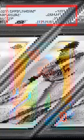 2021 Topps Chrome Refractor Tarik Skubal #103 PSA 10