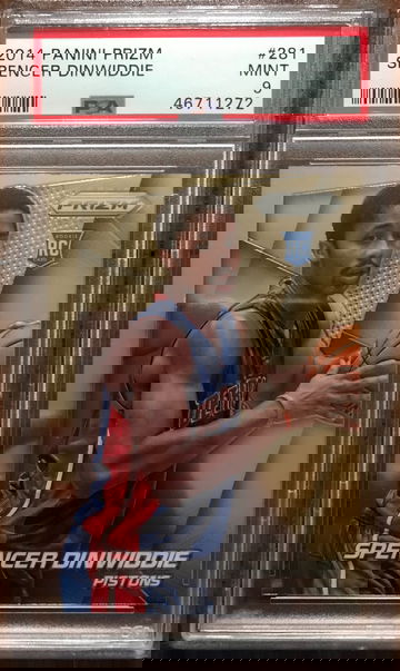 2014 Panini Prizm Spencer Dinwiddie Rookie PSA 9 Mint