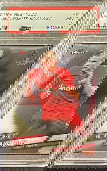 2019 Finest UCL Erling Braut Haaland PSA MINT 9