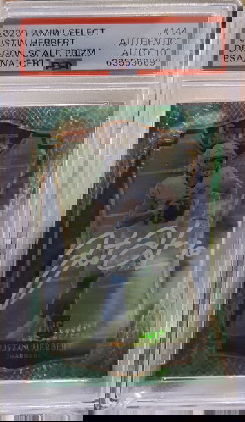 2020 Select Justin Herbert Dragon Scale 
