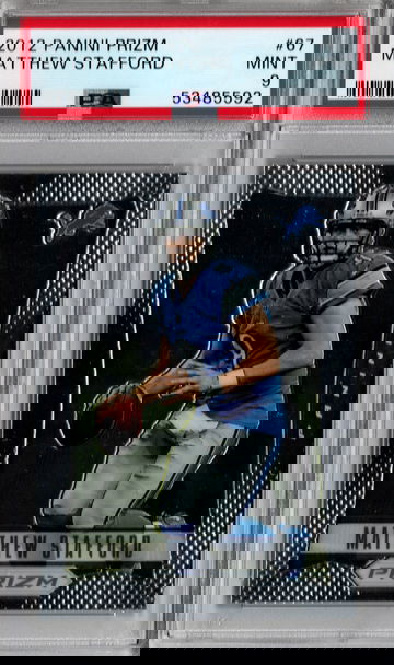 2012 Prizm Matthew Stafford PSA 9