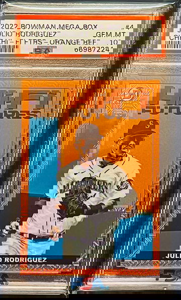 Julio Rodriguez 2022 HiFi Orange Ref. /25 PSA 10