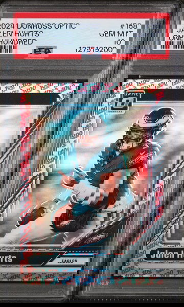 2024 Panini Donruss Optic One Hundred Jalen Hurts #158 PSA 10