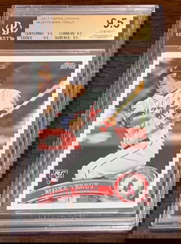 2011 Topps Update Mike Trout BGS 9.5