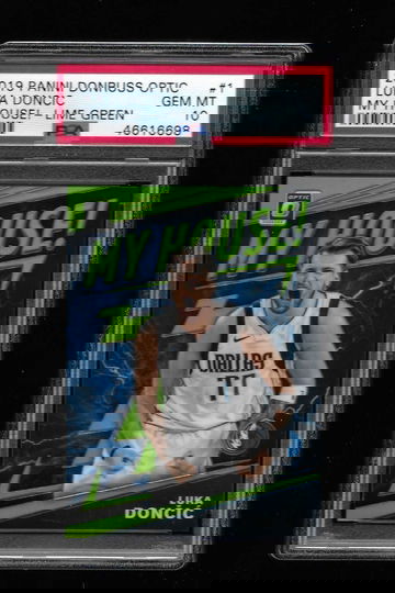 2019 DONRUSS OPTIC LUKA DONCIC LIME GREEN 149 MY HOUSE