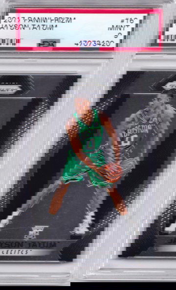 Jayson Tatum 2017 Prizm PSA 9