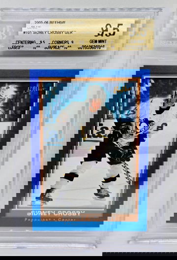 2005-06 BeeHive SIDNEY CROSBY Rookie Blue BGS 9.5