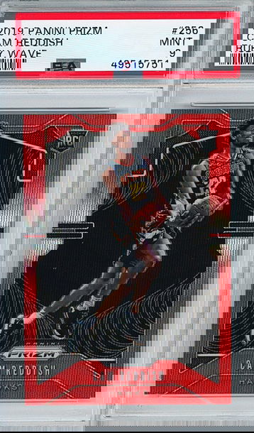 Cam Reddish 2019 PANINI PRIZM RUBY WAVE PSA 9