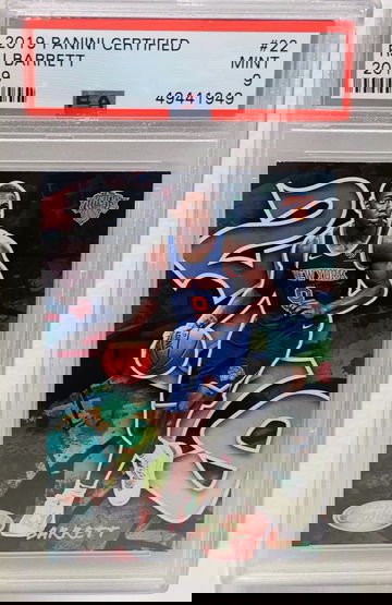 2019 Panini Certified Graffiti RJ Barrett Rookie #22 PSA 9 New York Knicks 