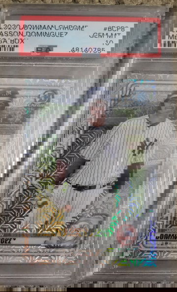 2020 Bowman Chrome Jasson Dominguez Mega Box PSA 10